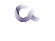 Logo Alternative Formation monochrome avec texte
